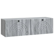 Mobile Porta TV da Muro Grigio Sonoma 98 x 31 x 30 cm