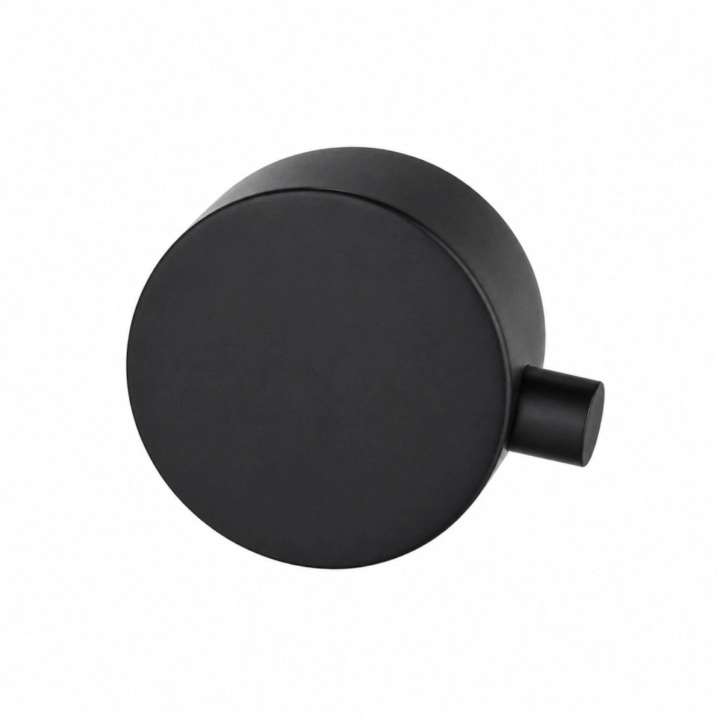 SINED Maniglia deviatrice per doccia Luna nero acciaio inox 316L finitura nera presa ergonomica MANIGLIA-DEVIATORE-LUNA-INOX-NERA