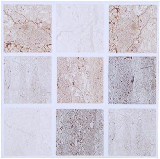 Tegole in Mozaico da Trasferire - 18 pezzi - Impermeabili per Bagno e Cucina DIY - Parete di Cucina - Backsplash (# 4)
