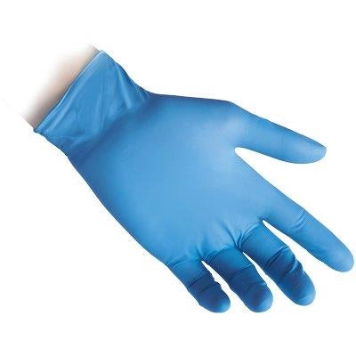 GUANTO NITRILE MONOUSO BLU 70 REFLEXX - GR 4,9 AQL 1,5 SENZA POLVERE CF=PZ 100 S- 2 confezioni
