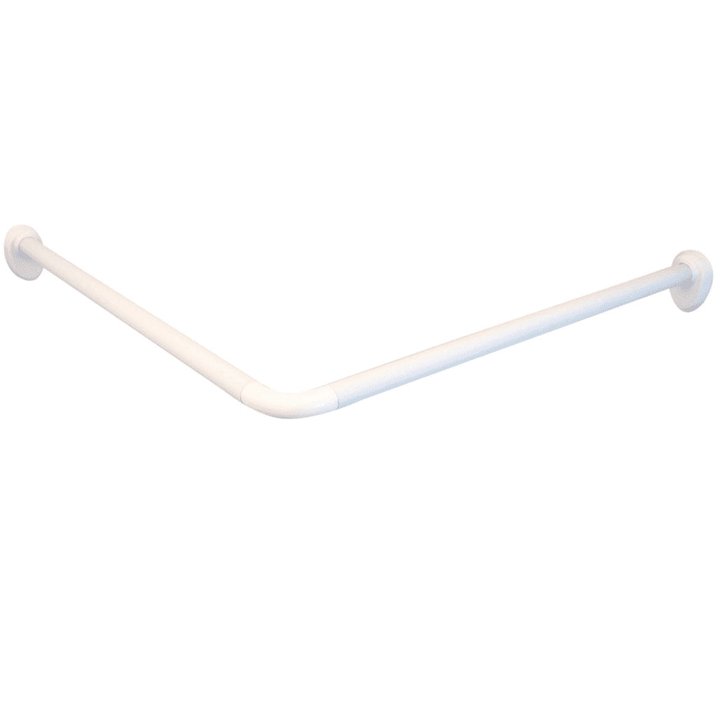 RIDDER Bastone Angolare per Tenda Doccia Universale 25 mm Bianco 59501cod mxl 130260