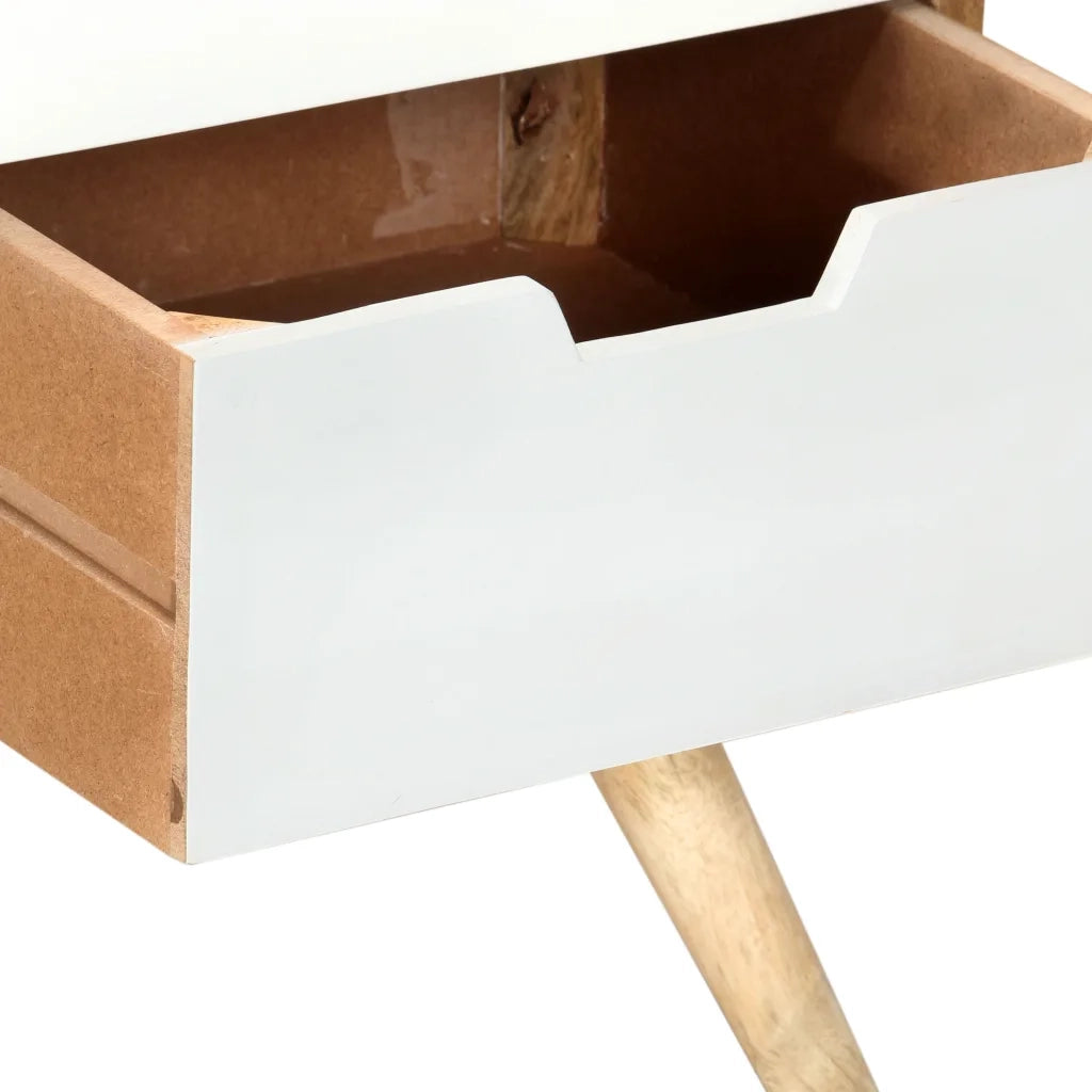 Mobile Porta TV 110x35x48 cm Legno Massello di Mango 286483