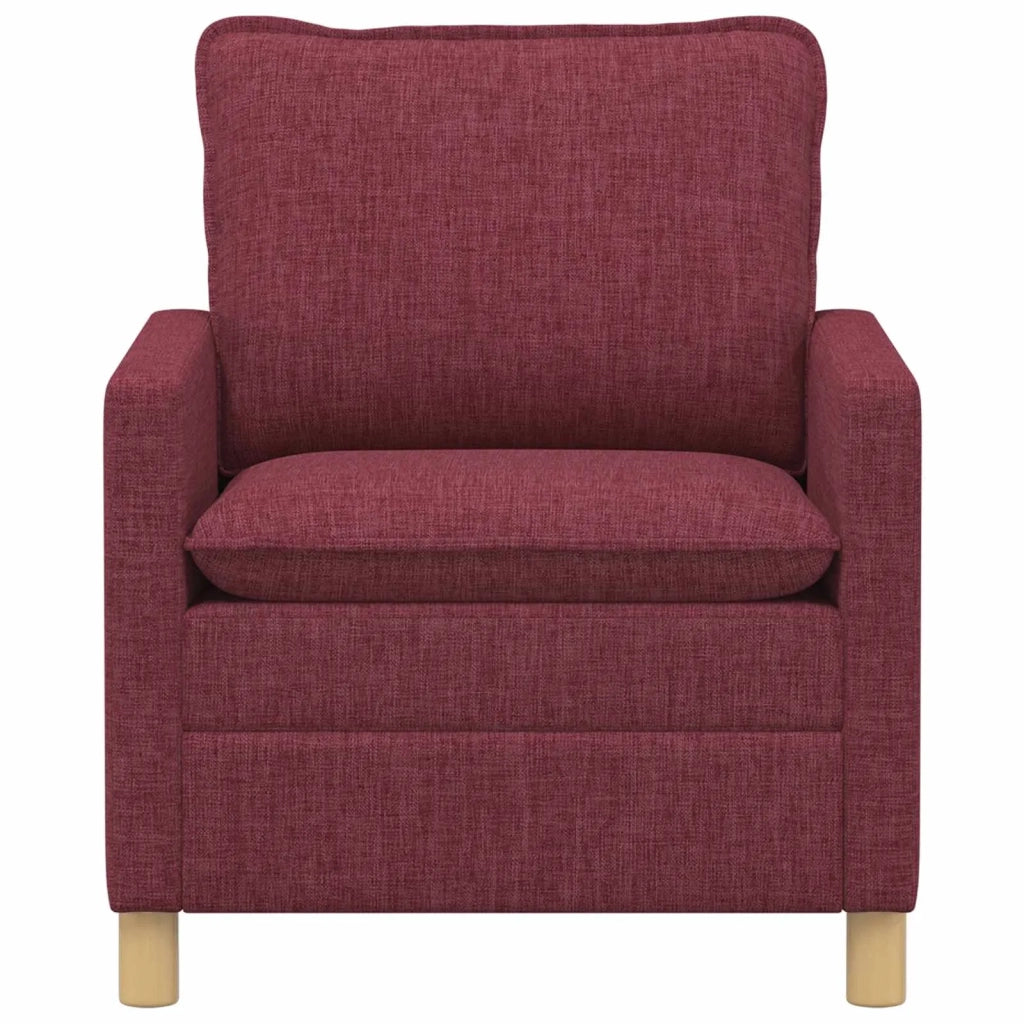 Divano Rosso Vino 76 x 81 x 87,5 cm Tessuto