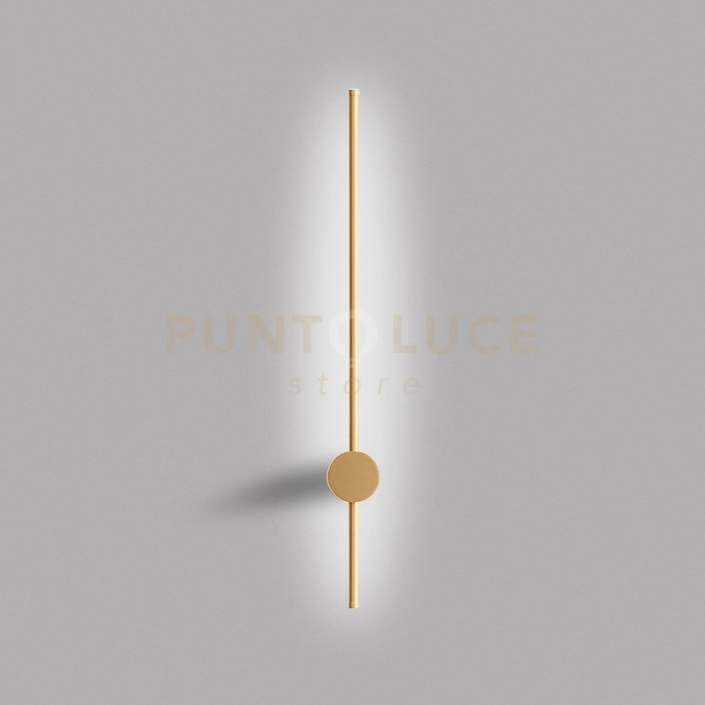 ENILA A - APPLIQUE A PARETE ORO A LED 3000K 1150LM 20W DIMMERABILE 80CM