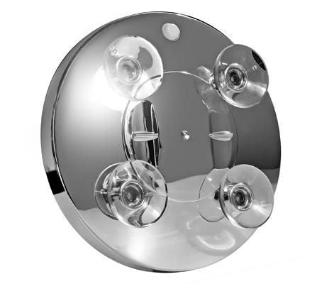 Macom Specchio luce led ingrandente 7x con ventose