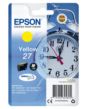 Epson Alarm clock 27 DURABrite Ultra cartuccia d'inchiostro 1 pz Originale Giallo