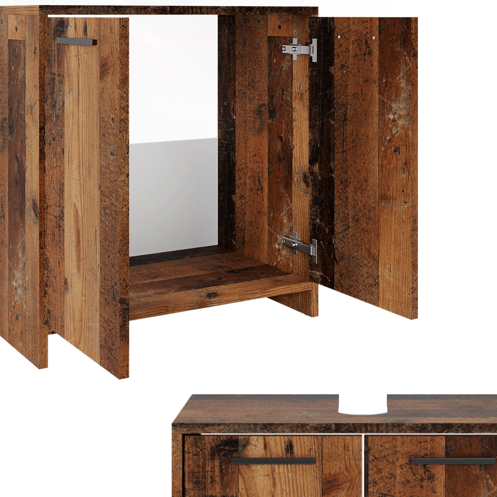 Vicco Mobile sottolavabo per bagno Rovere rustico 58 x 60 cm