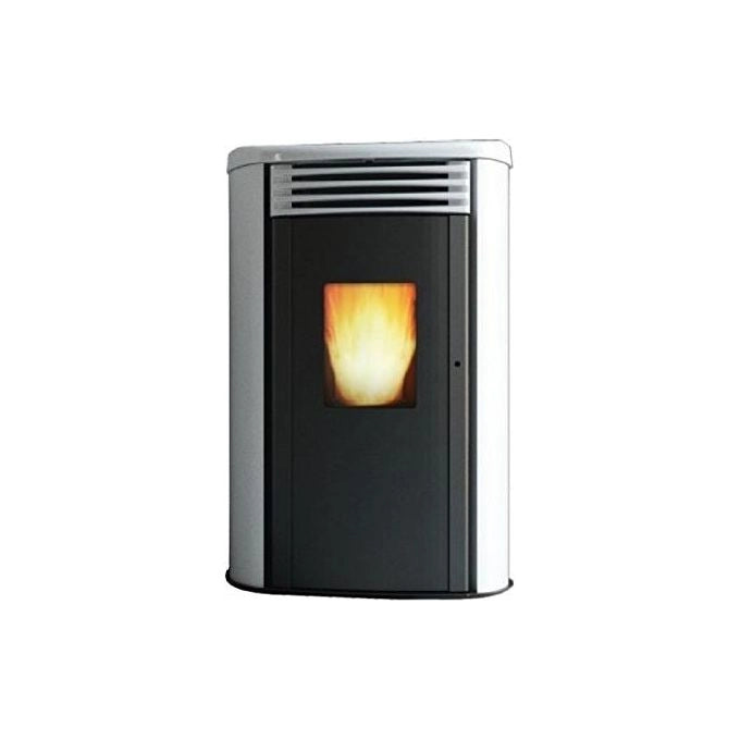 Cola LAFNFR0Y Mimosa Stufa a Pellet Libera Installazione Efficienza 90,37% (68,8x71,5x107,1 cm) colore Bianco