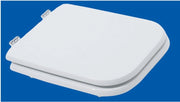 COPRIWATER WC BAGNO MOD.CONCA IN LEGNO LACCATO BIANCO CM.34X41,3 SEDILE