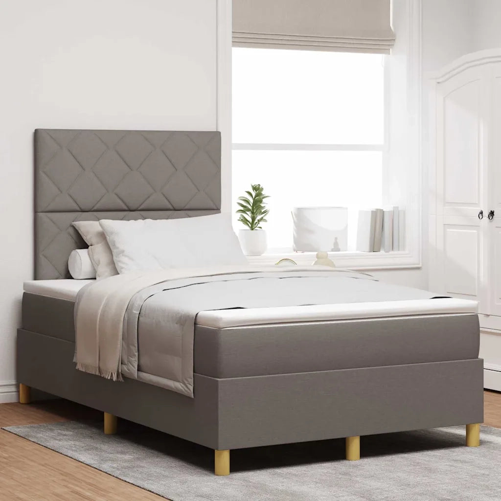 Letto a molle con materasso Talpa 120 x 190 cm Tessuto 3339683