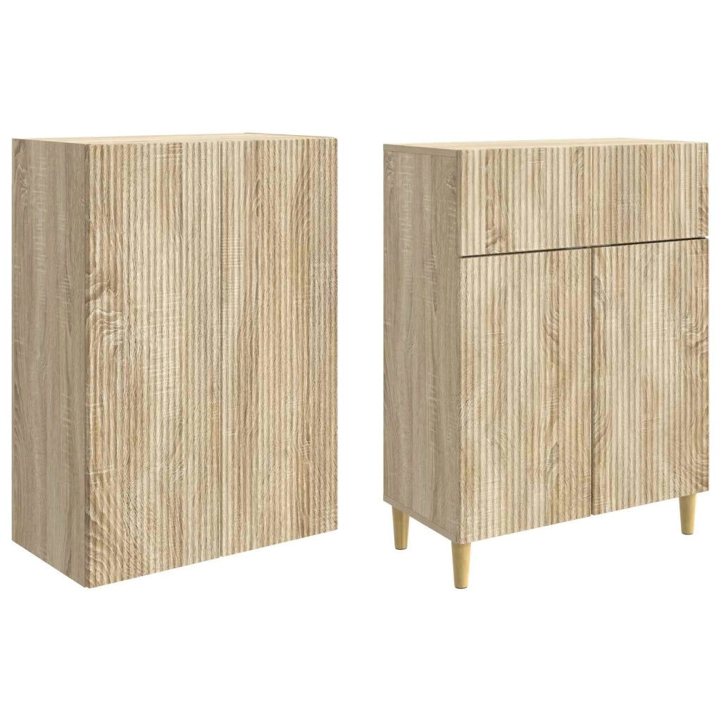 Set di armadi 2 pcs 66 x 34,5 x 90 cm Legno ingegnerizzato