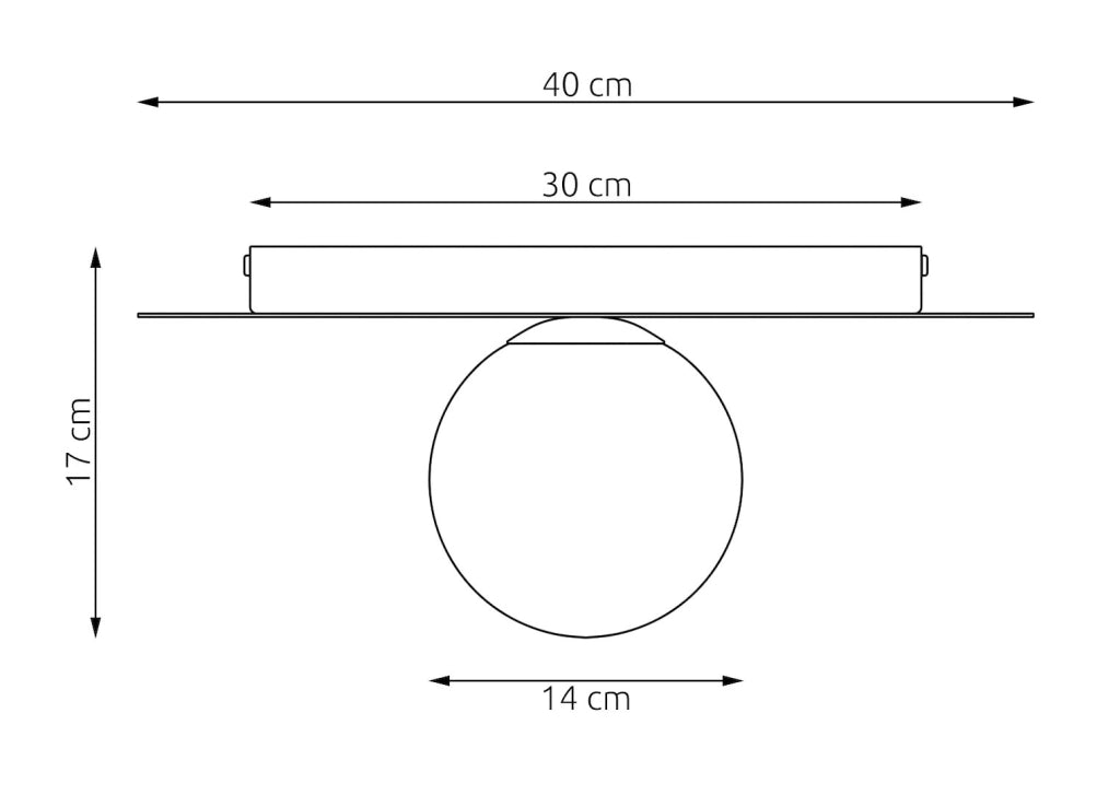 Lampada da soffitto SOLAR Emibig 1xE14 vetro bordeaux-bianco