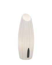 Lampada da Tavolo Nadine in Metallo e Plastica Vegetale, Luce Bianco 10W G9, Regolazione al Tocco, IP20, H30cm - Design Moderno Sostenibile