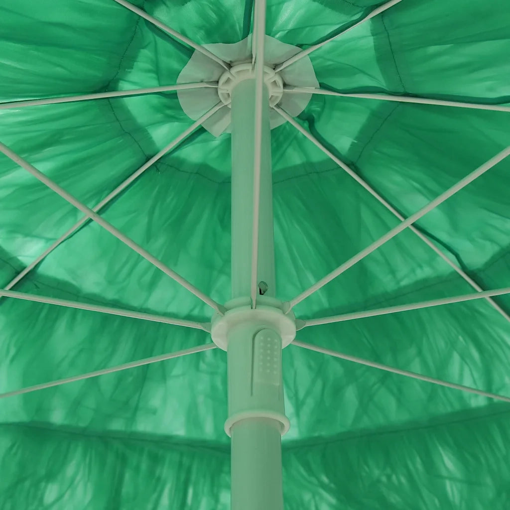 Ombrellone da Spiaggia Hawaii Verde 240 cm 314698