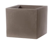 Vaso Quadrato colore Cappuccino 30x30 CM H 30 mod. Schio Cubo