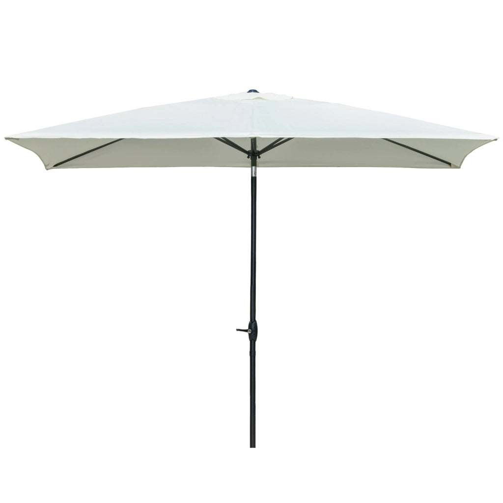 Ombrellone da Giardino 2x3 m Palo Ø38 mm in Alluminio e Poliestere Beige