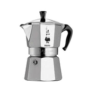 Bialetti Moka express con fascia in alluminio argento 6 Tazze