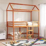Struttura per letto soppalco Marrone Cera 90 x 190 cm 3422774