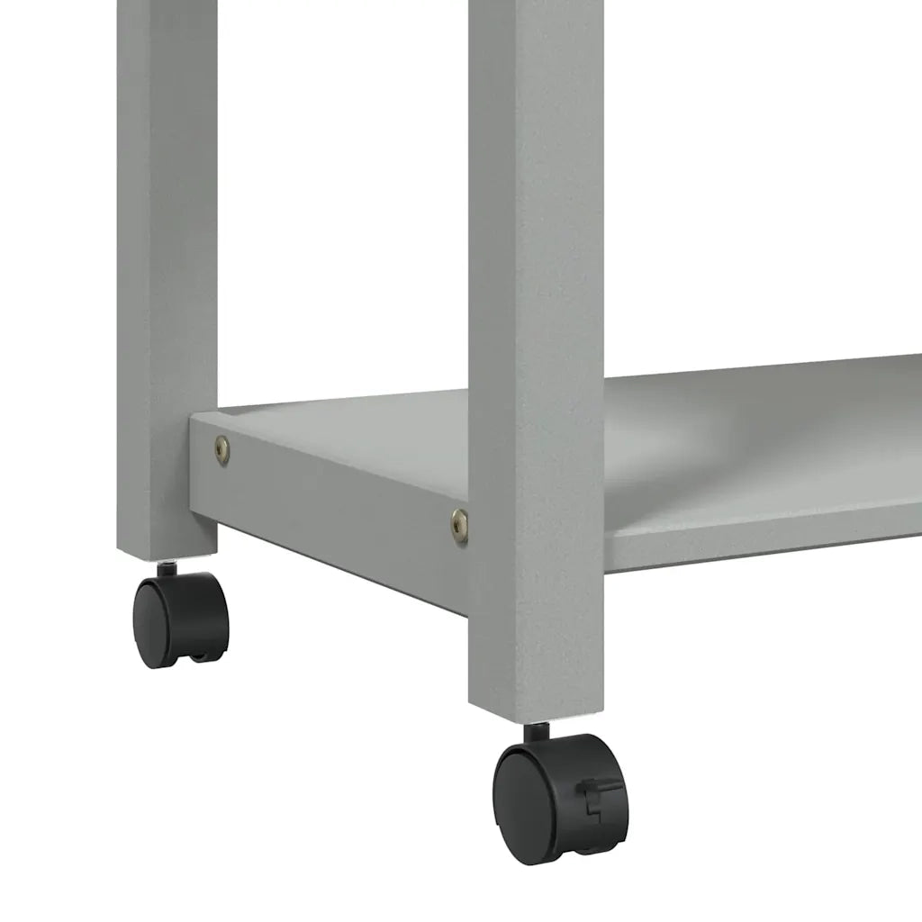 Carrello da Cucina MONZA 84x40x88,5 cm in Legno Massello di Pino 376104
