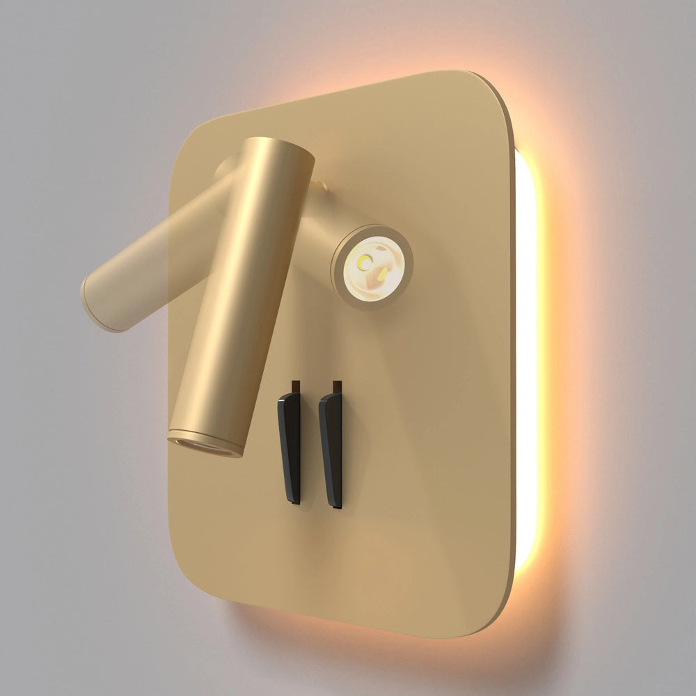 Maytoni IOS 176 applique LED 9W ottone 3000K calda 550lm
