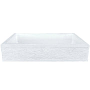 Pilozza serie grecale cemento l.45 x p.42 x h.16 cm predisposizione rubinetto