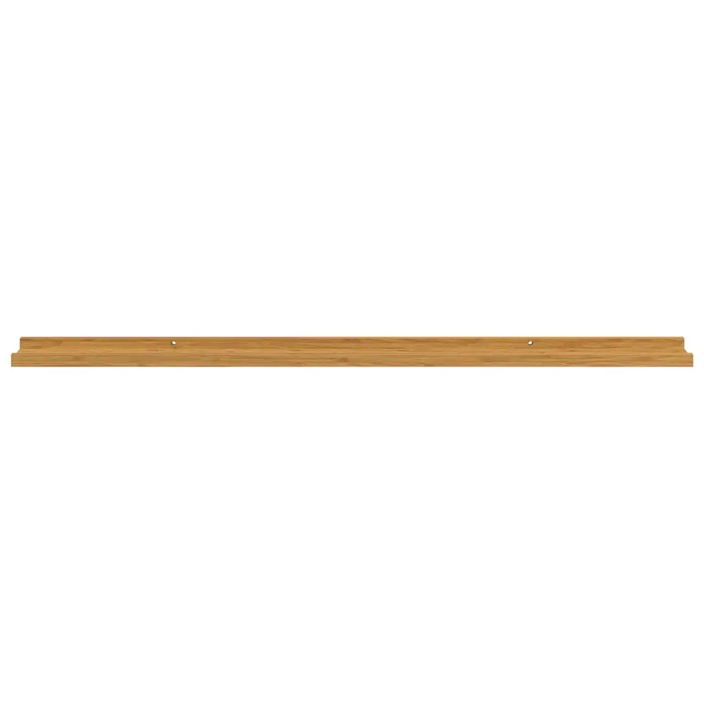 Scaffale da parete 2 pcs Beige 115 x 9 x 3 cm Legno multistrato