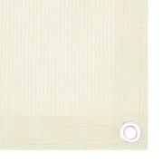 Schermo Frangivista per Balcone-Pannello per privacy Crema 120x300 cm in HDPE