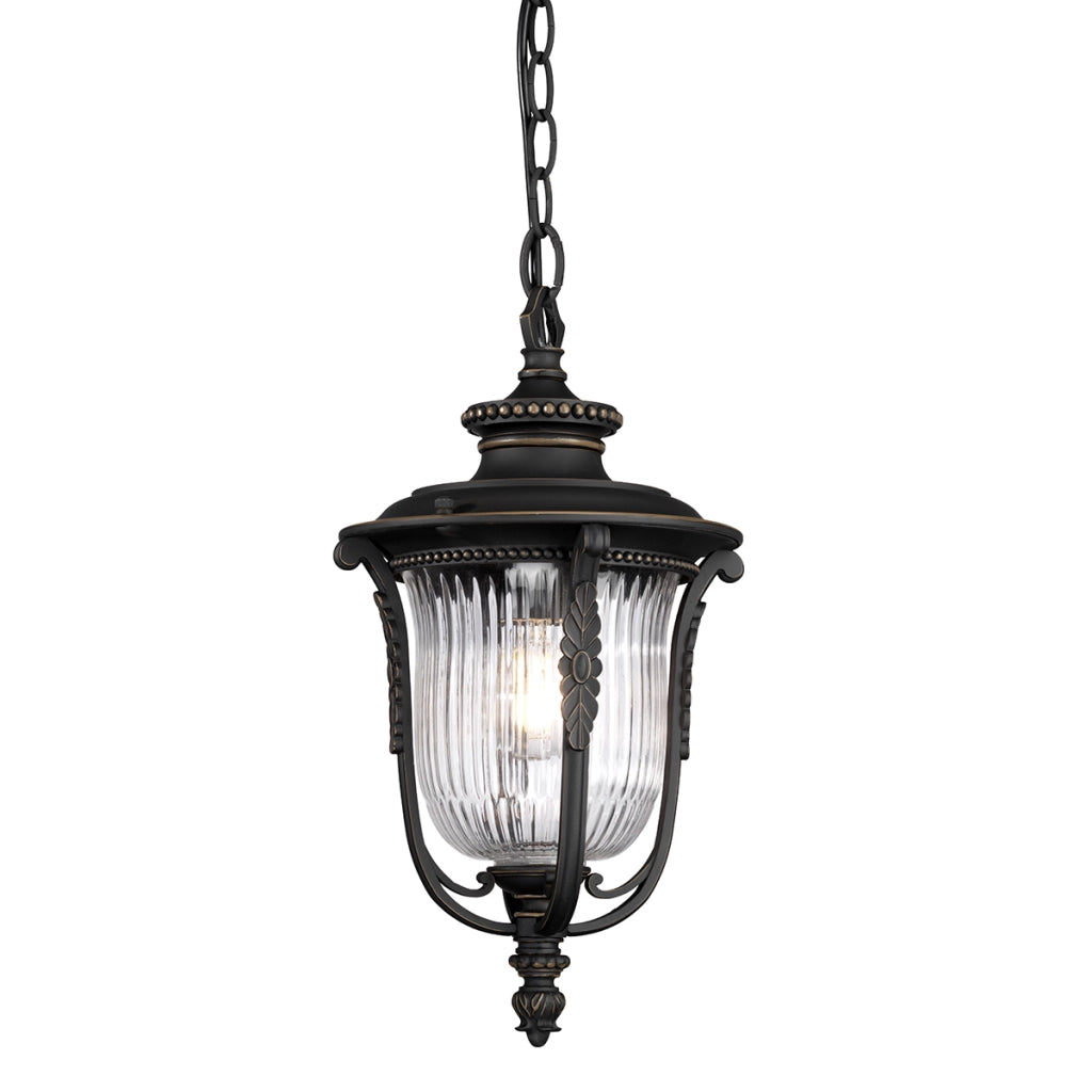 Lampada sospesa da esterno Luverne bronzo E27 60W Kichler