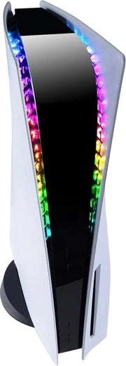 Striscia LED RGB per Console PS5 - 7 Colori - 29 Effetti Luce Flexibile con Comando a Infrarossi a Distanza
