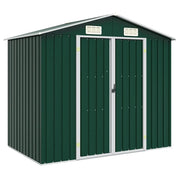 Capanno da Giardino Verde 205x129x183 cm in Acciaio Zincato  cod mxl 65843