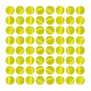 MJDCB 35 pezzi di cristallo giallo limone occhi di gatto 10 mm rotondi cristalli liberi per la creazione di gioielli, bracciali, collane, orecchini e accessori