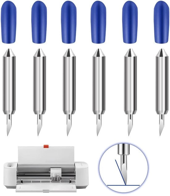 Messen per Cricut Joy - Vervangende Messen - Sneden Nauwkeurig - Lame in Acciaio Wolfram - Installazione Facile - Per Vinyl/Papier/Karton - Lame Snidori