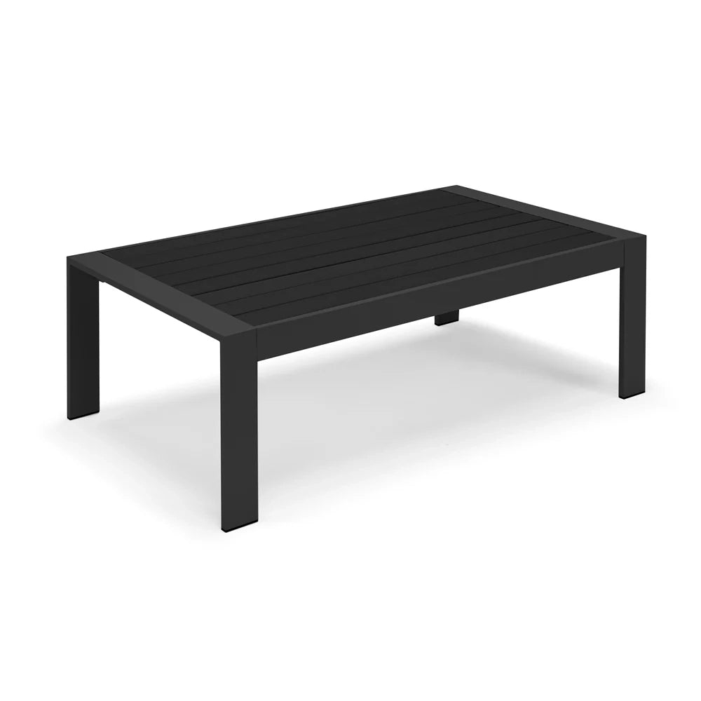 Set da giardino GARDENIA in alluminio, un divano 2 posti + 2 poltrone con cuscini sfoderabili + tavolino, per verande, giardini, terrazze, colore Cemento