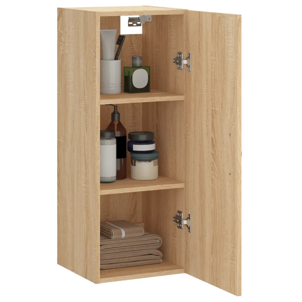 Mobile a Parete Rovere Sonoma 34,5x34x90 cm Legno Multistrato 834997