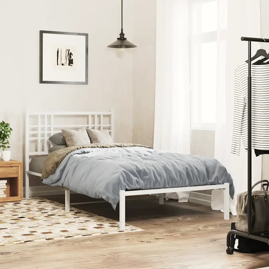 Testiera di Ricambio in Metallo Bianco 107 cm 376403