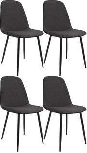 Set di 4 sedie da pranzo in tessuto Maryam 2