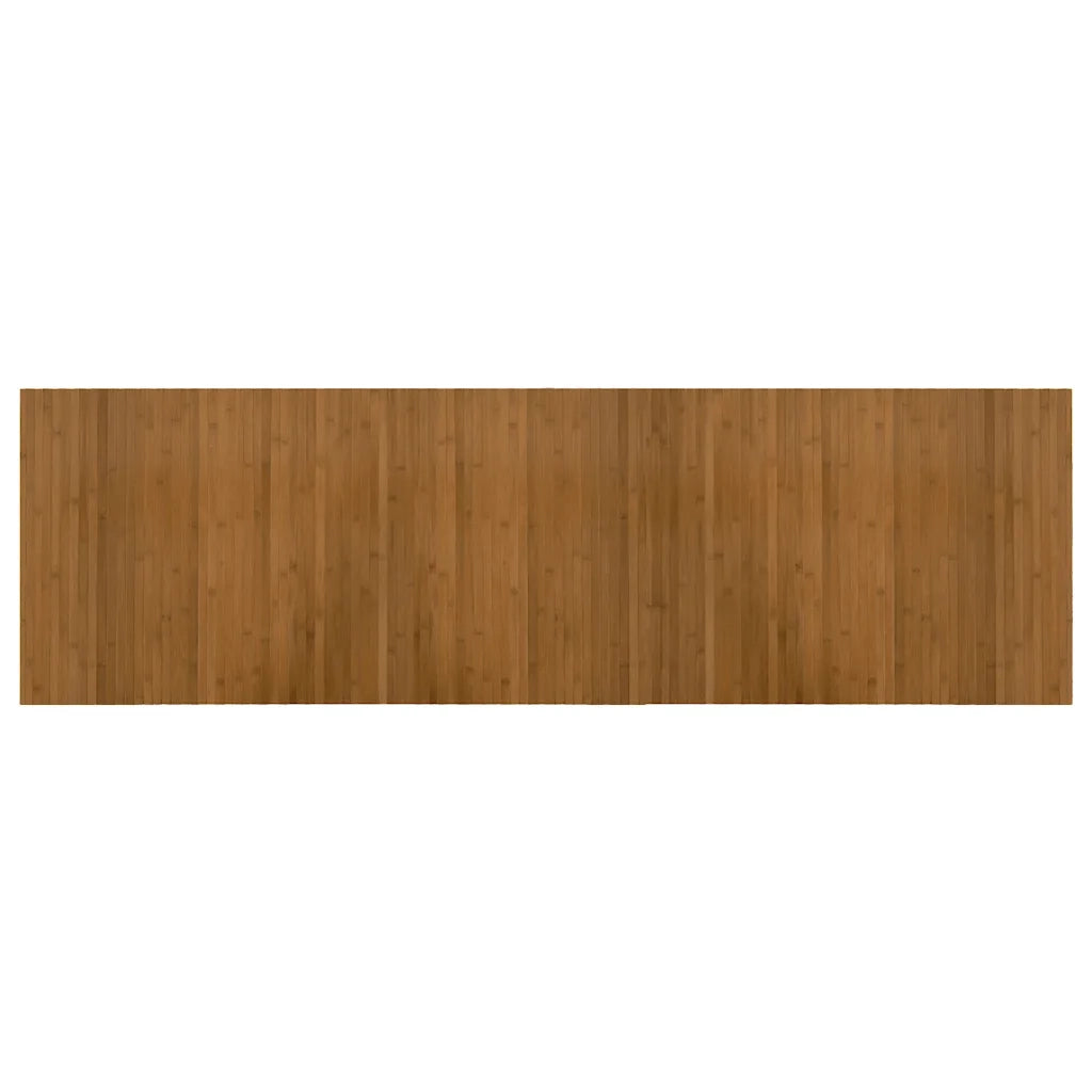 vidaXL Tappeto Rettangolare Marrone 60x200 cm in Bambù