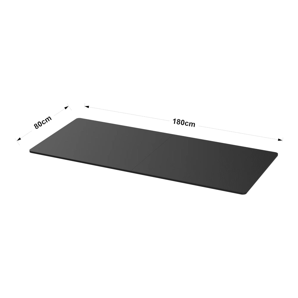 Piano del tavolo in truciolare 180 x 80 cm nero 03_0010281