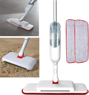 Asciugamano a pavimento con funzione di aspersore, integrato aspirapolvere per stireria, assistenza domestica, pulizia rapida, apparecchio per pulire tappeti, asciugamano a pavimento con 3 coperture microfibra lavabili