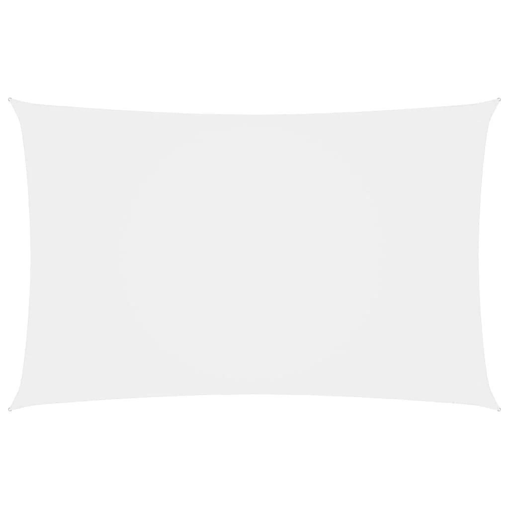 Vela ombreggiante/ombrellone rettangolare in tessuto Oxford 3 x 6 m bianco 02_0009687