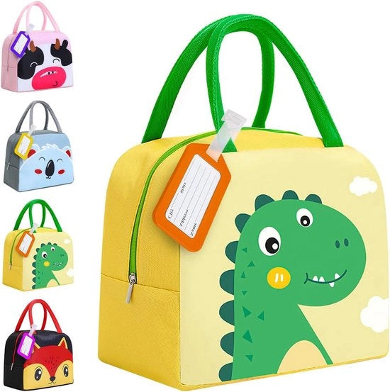 Borsa isolante per bambini - isolante per pasti scolastici - disegno accattivante - mini