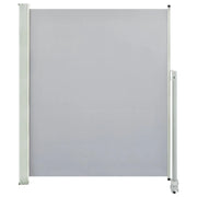 Tenda da sole laterale retrattile/schermo privacy per patio giardino terrazza balcone 160 x 300 cm grigio 02_0007274