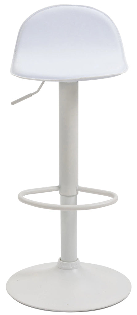 Sgabello Lana V2 in similpelle bianco,bianco