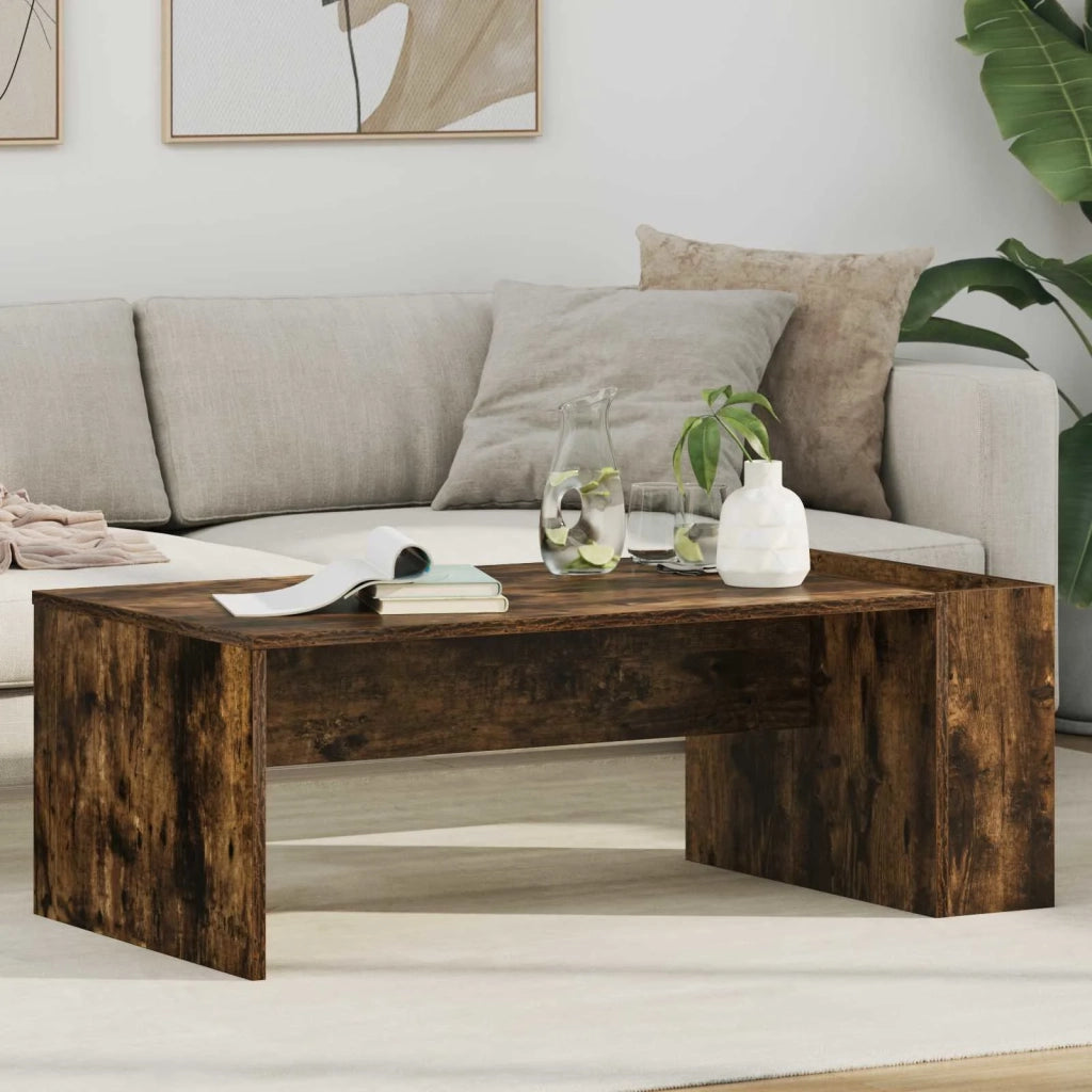 Tavolino da salotto | Tavolino da caff¨¨ | Tavolino da Soggiorno Rovere fum¨¦ 95 x 50 x 34 cm