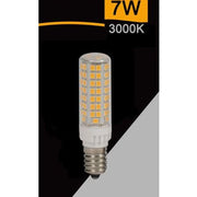 Trade Shop - Lampadina Led E14 7w 820lm Tubolare Luce Naturale Fredda Calda Sparac-e14-7w-ce2 - -bianco Caldo      -