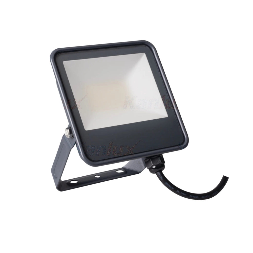 Faro LED esterno Kanlux IQ 30W 4000K 3450lm IP65 nero