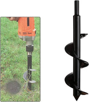 Boe perenne per piante e alberi - Foro in acciaio inossidabile per un'efficace coltivazione e creazione di buche (Diametro 8 cm, Lunghezza 30 cm)