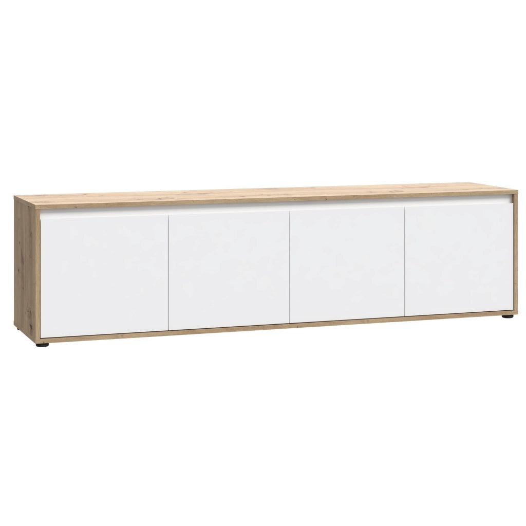 Mobile porta TV SKELPE SXPT142-M961 bianco+rovere