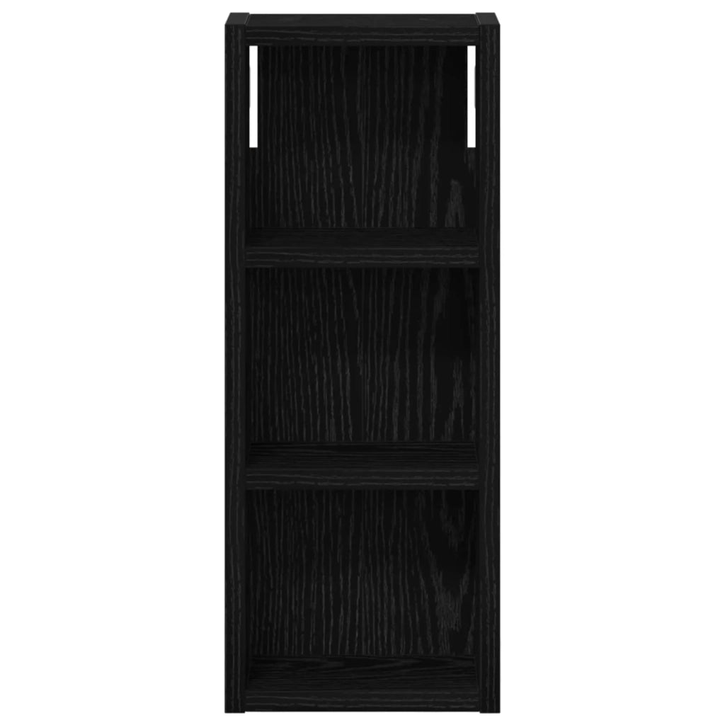Armadio da bagno a muro Rovere Nero 20 x 10 x 50 cm 889280