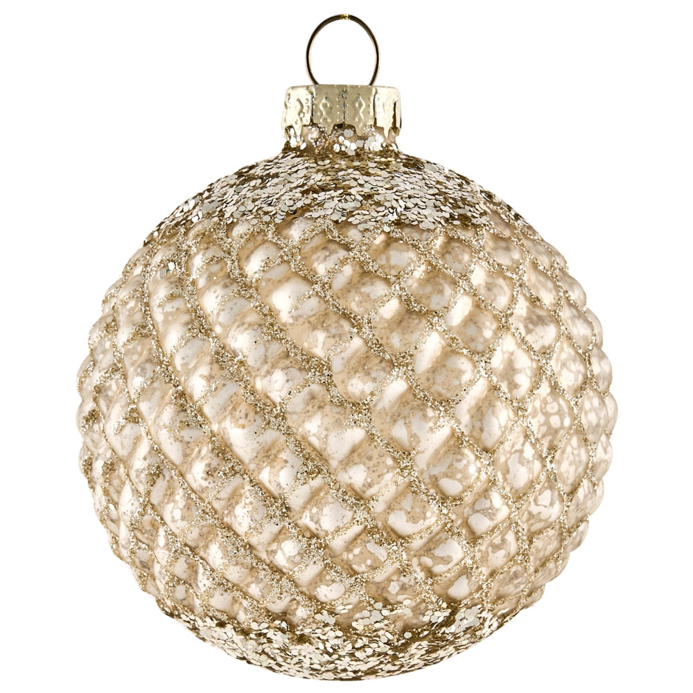 Set di 35 palline di Natale multicolori in vetro da appendere all'albero di Natale in stile tradizionale